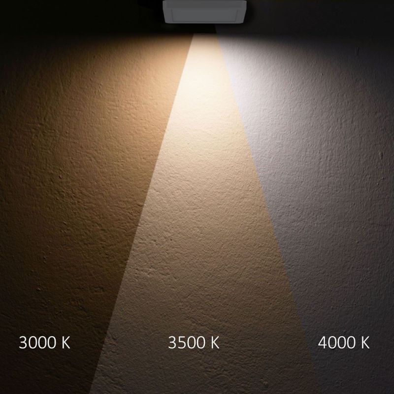 Preview: Mit einstellbarer LED Lichtfarbe warmweiß bis neutralweiß